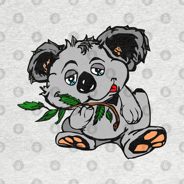 Koala relaxing by Bosko Art Designs